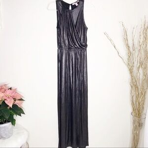 Forever 21 black metallic shimmer dress size XS